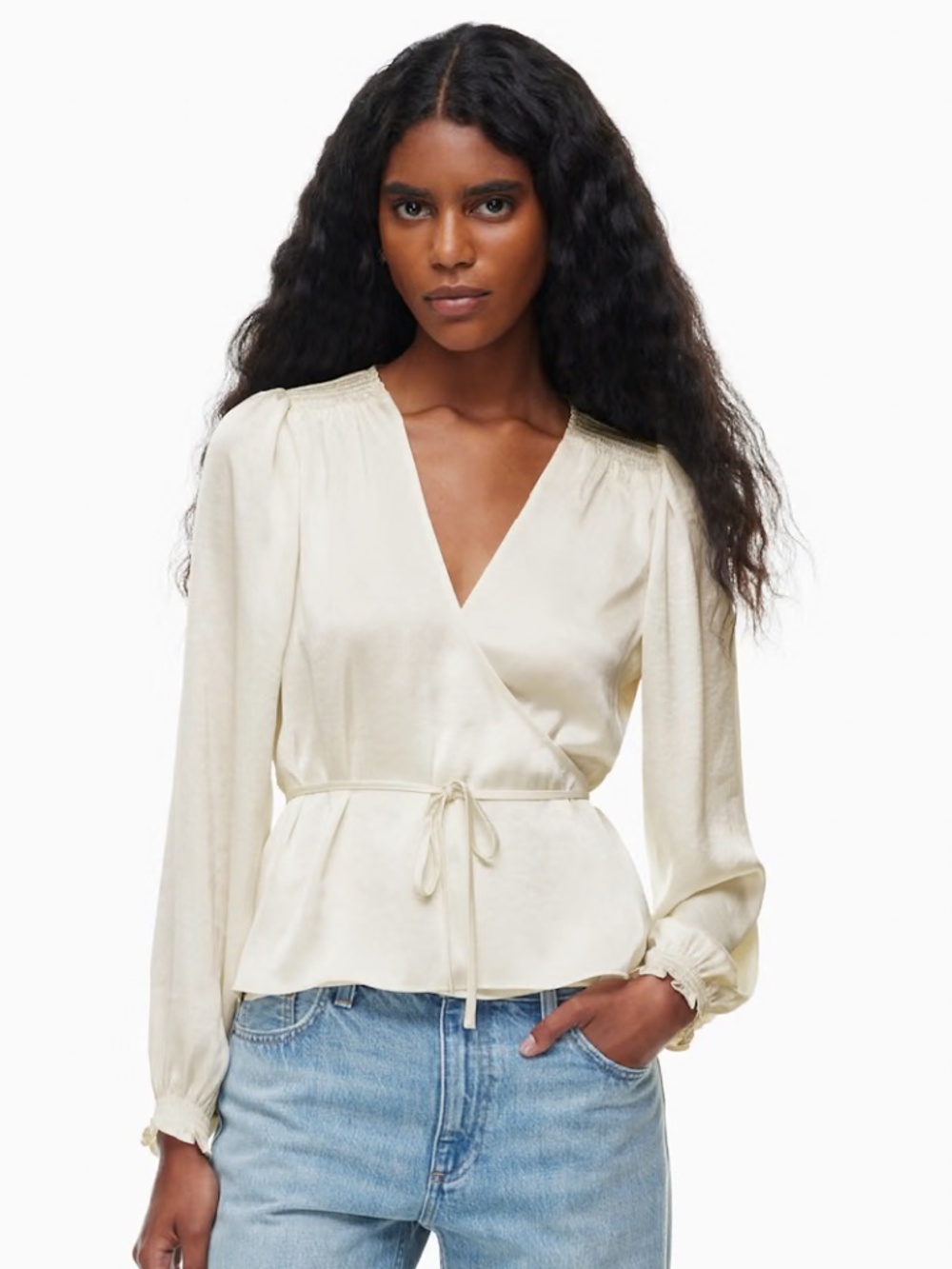 Gracious Satin Blouse